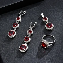 Новинка,, ожерелье и серьги с кристаллами, элегантный ювелирный набор, Модный женский подарок на день Святого Валентина, Прямая поставка