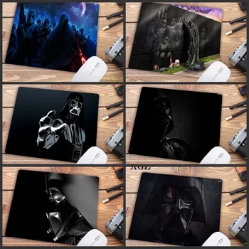 

XGZ Star Wars Gaming Mouse Pad Cool Black Darth Vader Computer Mousepad Rubber Desk Mice Mat Size for 22X18CM Big Promotion