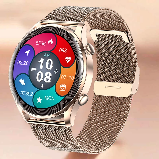 Reloj inteligente resistente al agua para mujer, pulsera con pantalla a  Color, control del ritmo cardíaco y del ciclo menstrual, el más vendido -  AliExpress