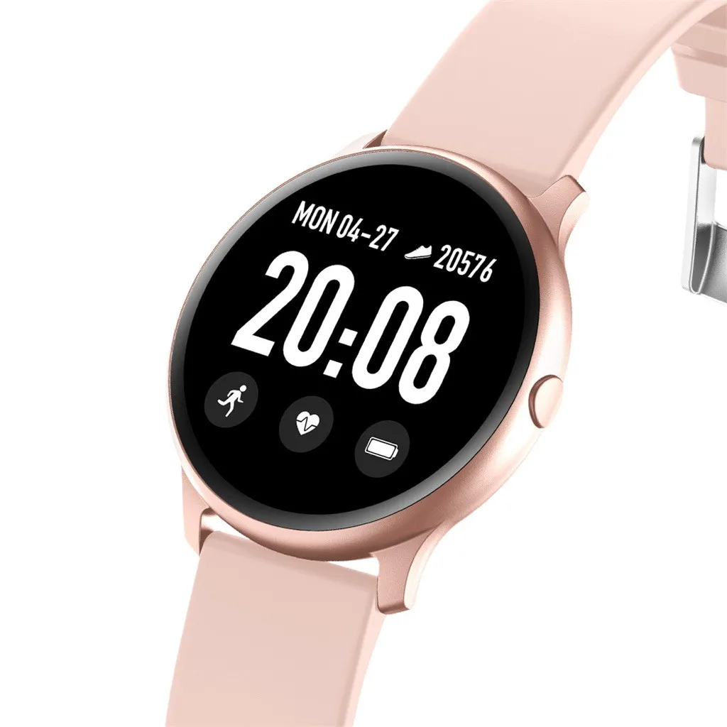 Для женщин и мужчин Bluetooth часы водонепроницаемый IP67 Мода Спорт крови pessure монитор сердечного ритма спортивные Smartwatch