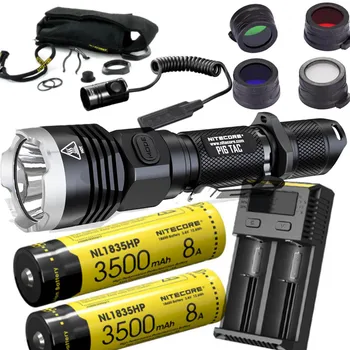 

NITECORE P16Tac Tactical Flashlight CREE XM-L2 (U3 max 1000 lumen torch + RSW1 + 40mm NFR40 NFB40 NFG40 NFD40