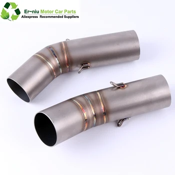 

Motorcycle exhaust contact middle link pipe for DUCATI 848 not for StreetFighter 848 or For DUCATI 696 2008-2014 796/795