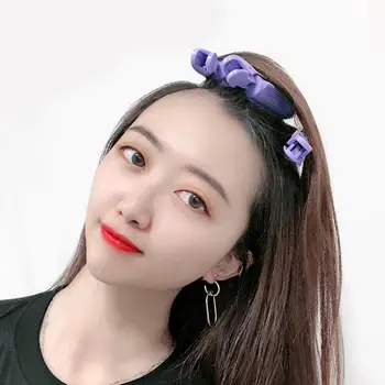 

Hot Portable Natural Fluffy Hair Clip Curly Hair Plastic Styling Candy Hair Clip Hair Fluffy Color Clip Hair Hairpins Bangs R5C9