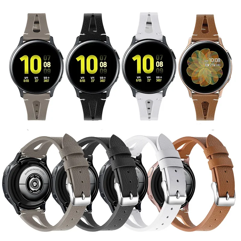 

Bracelet for Samsung Galaxy Active 2 44MM Straps for Samsung Galaxy Active 2 Band Leather 40mm Bands pulseira correa