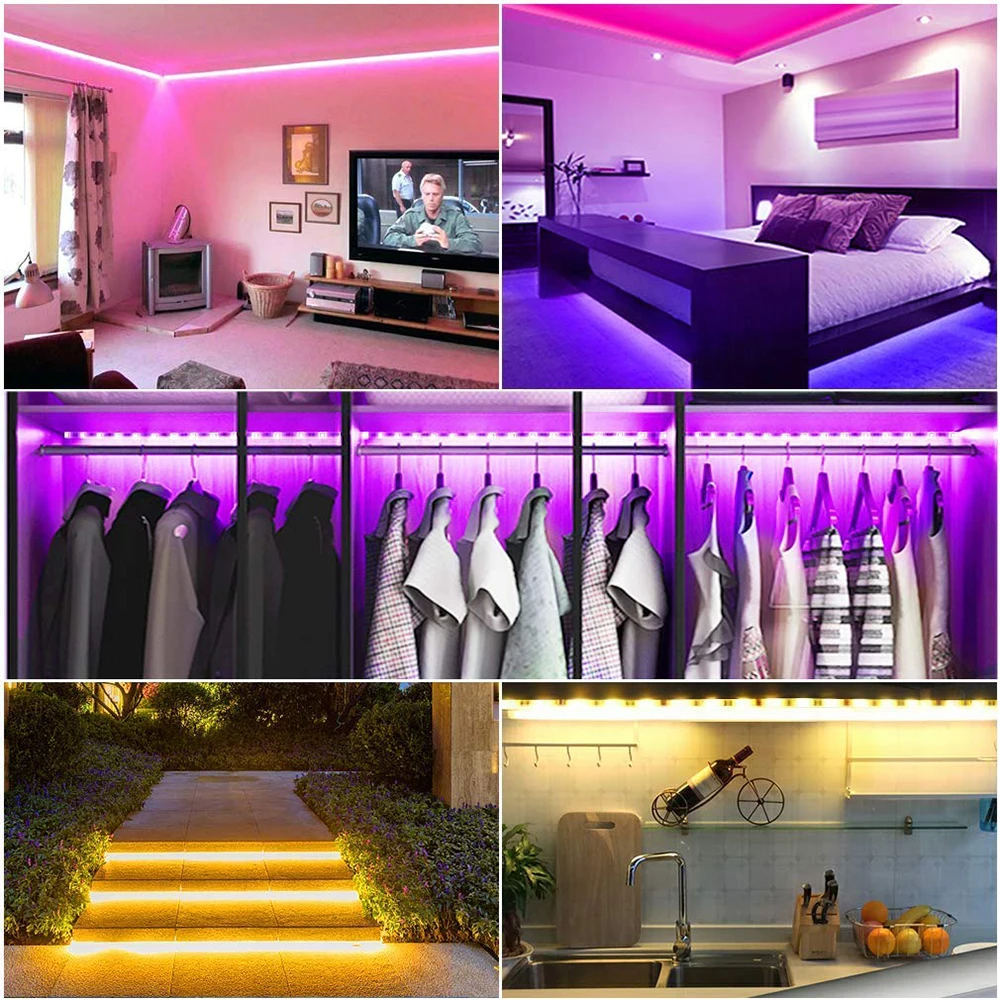 Led Light Kitchen Under Cabinet Closet Lights Wardrobe Lamp 10m 5m