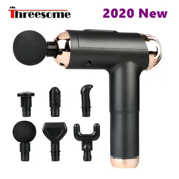 

2020 New Display screen Massage Gun Deep Muscle Sports Therapy Massager Pain Relief Slimming Shaping Small Exercising Massager