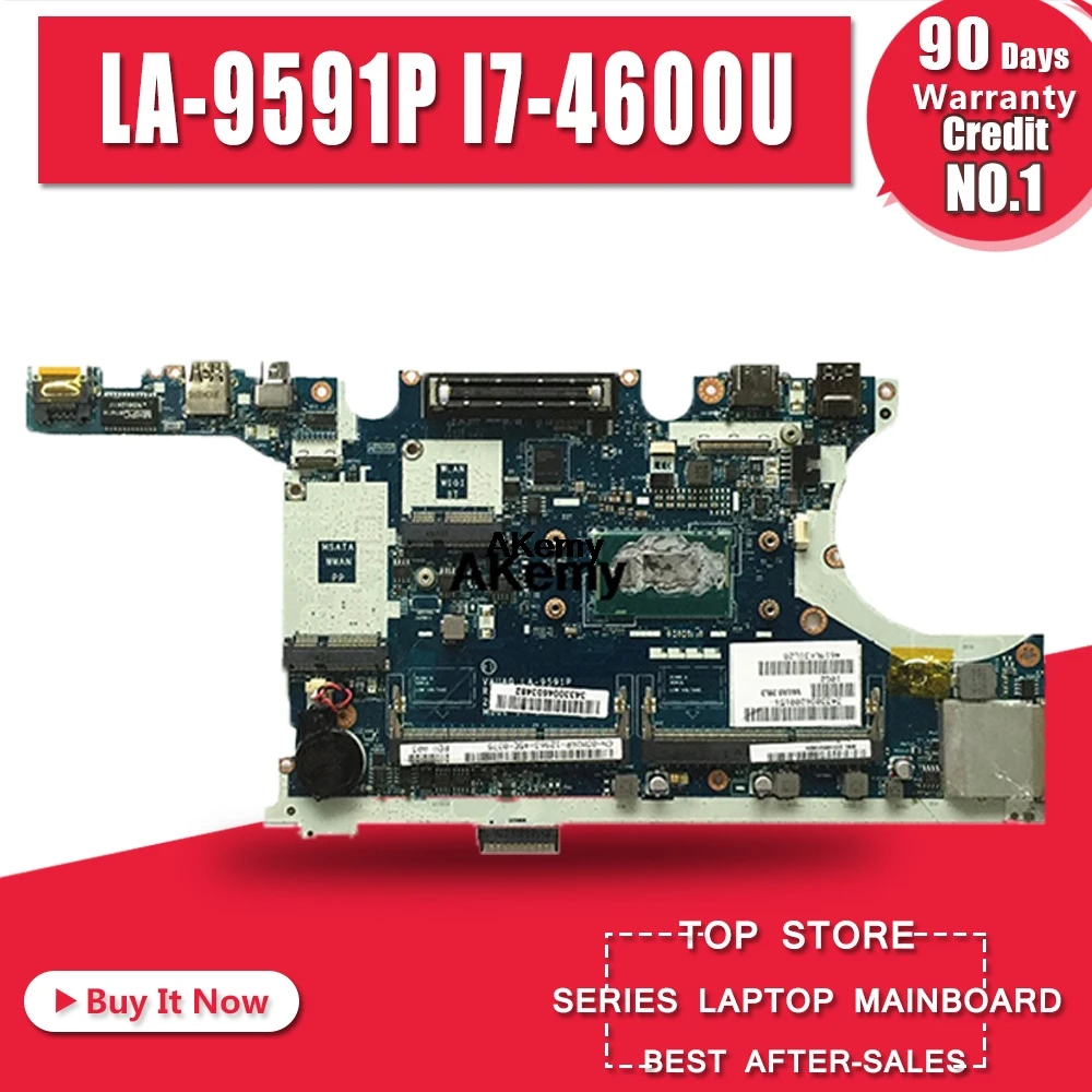 

LA-9591P Laptop motherboard for Dell Latitude E7440 original mainboard I7-4600U