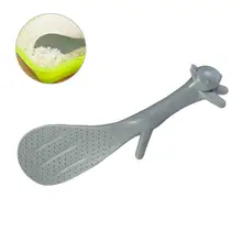 Совок для риса из мультфильмов может стоять с изображением белки с антипригарным покрытием ложка для риса Творческий Семья Еда Класс Пластик риса ложки, кухонные принадлежности