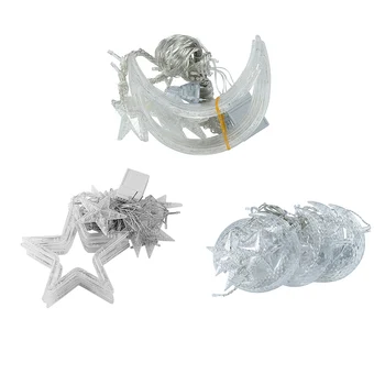 

Star Moon LED Fairy String Light Festival Party Colorful Decorative Lamp