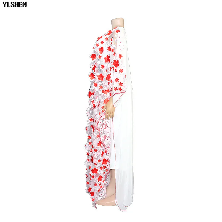 Super Size New African Women's Dashiki Fashion Loose Embroidery Long Dress African Dress For Women African Clothes 13