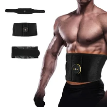 Стимулятор живота Пояс EMS ABS талии вибрации тонизирующий массажер электрический мышцы тренажер для похудения тела фитнес-оборудование для дома