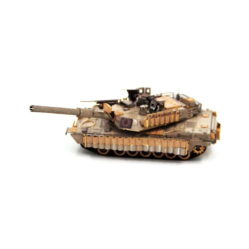 Сдельные 3D металлические головоломки M1A2 Abrams Танк модель игрушки DIY военная модель