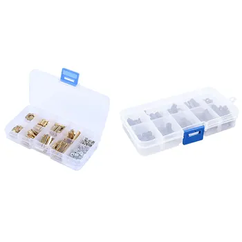 

88 Pcs M3 Nylon Hex Spacers Screw Nut Stand-Off Black & 120Pcs M3 Male-Female Hex Brass Standoff Bolt Screw Nut
