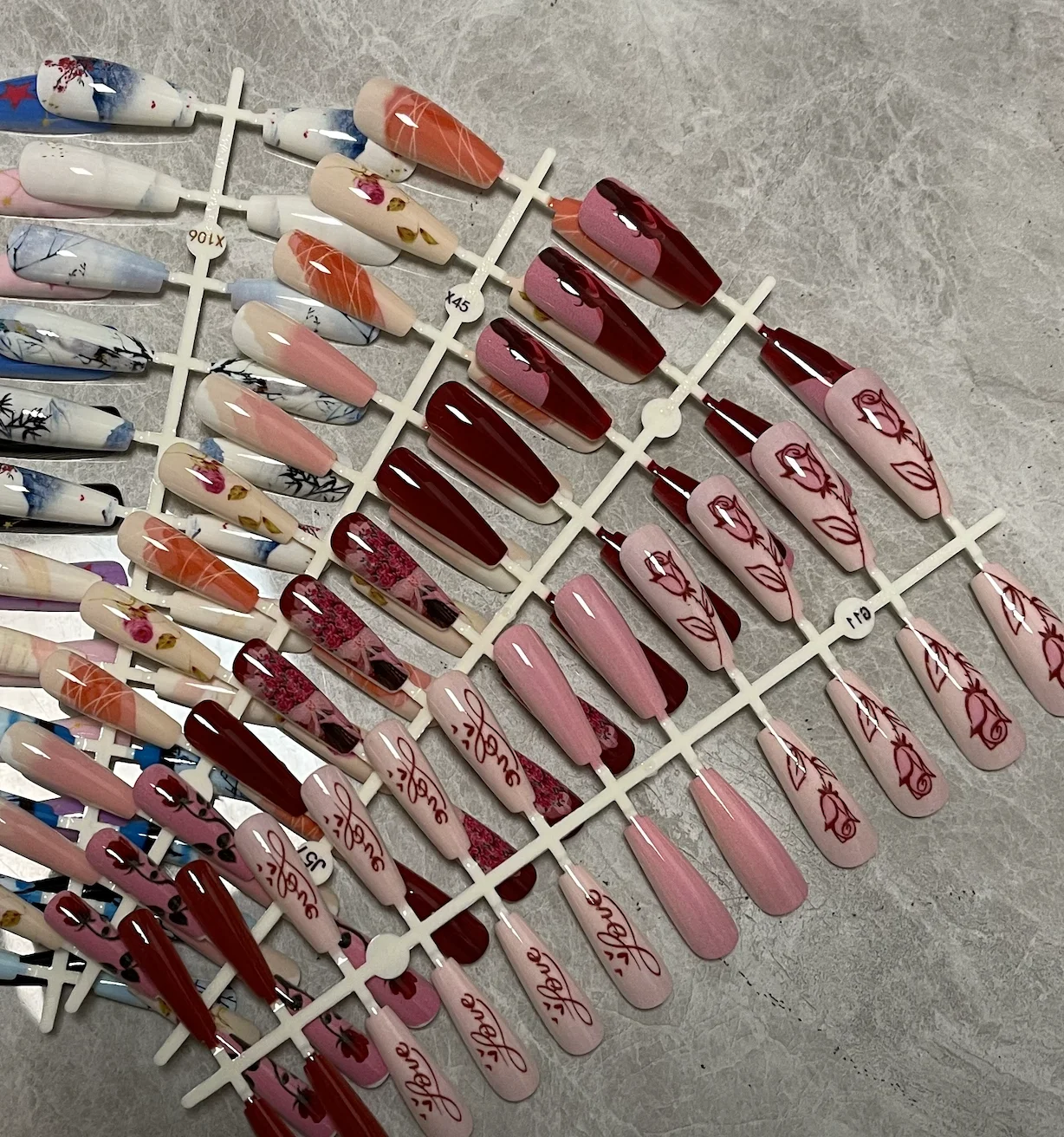 Long False Nails Tips