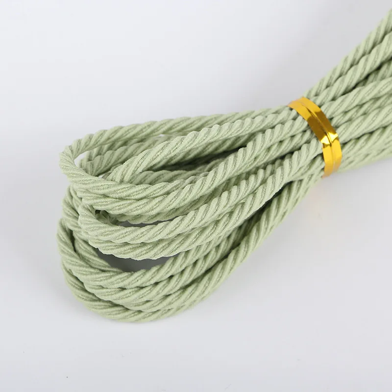 5 м/рулон мороженого цветная спираль Резиновая лента DIY аксессуары для волос материал одежды швейные эластичные шнур ремесла поставки 3 мм