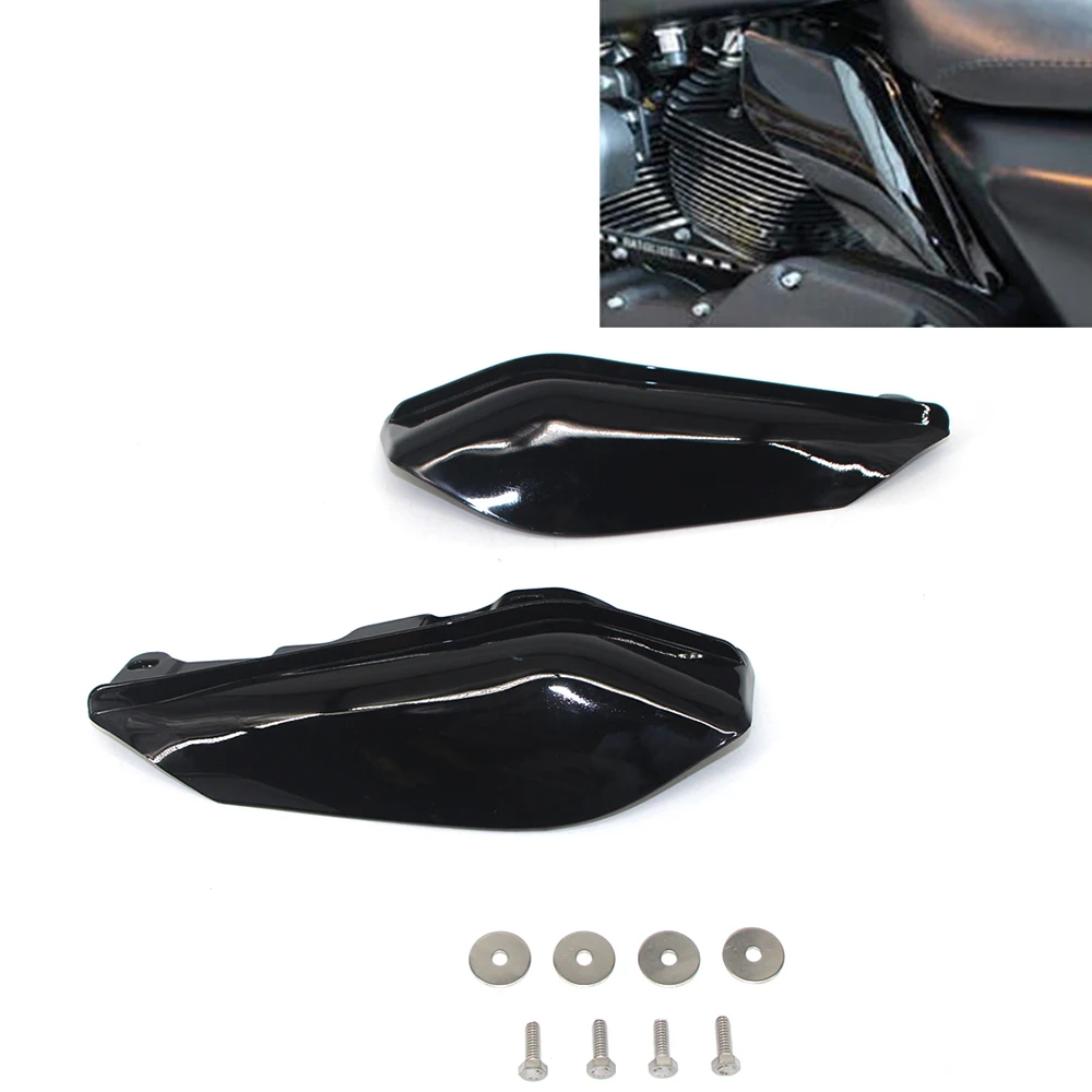 Для Touring Electra Street Glide Road King CVO Limited FL FLTR черный средняя рамка воздушные дефлекторы