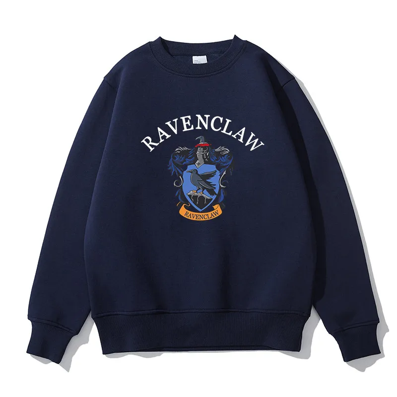 Ravenclaw Толстовка для взрослых Ravenclaw, косплей, джемпер Гриффиндор, свитер, Гермиона Слизерин, форменная толстовка, костюм, Hufflepuff, джемпер, шарф - Цвет: Ravenclaw