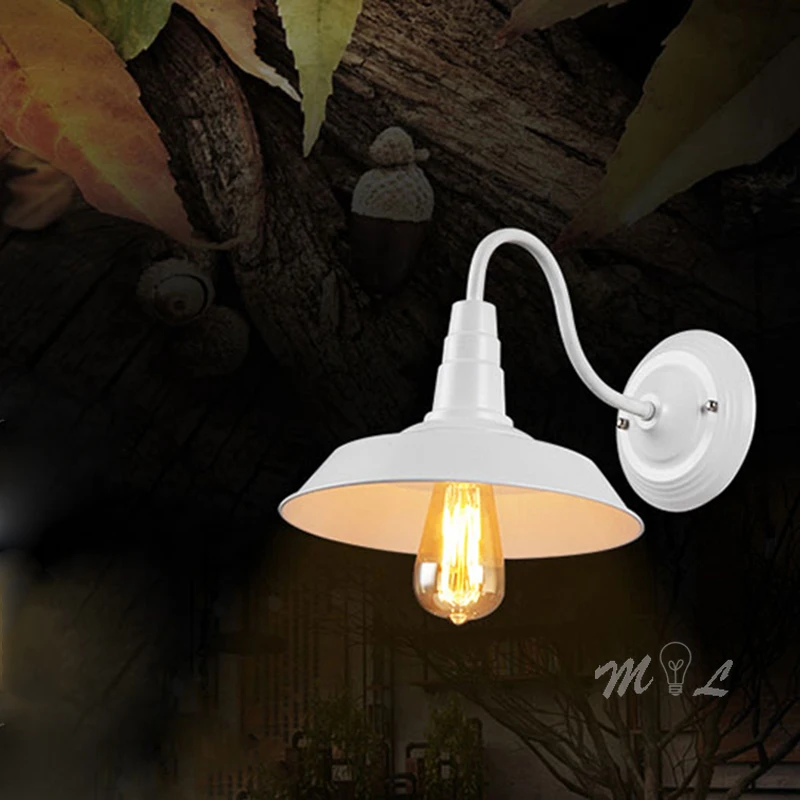 American Retro Wall+lamps Industrial Iron Wall Lamps Bathroom Light Waterproof Sconces Wall Light Kitchen Fixture Mirror Light