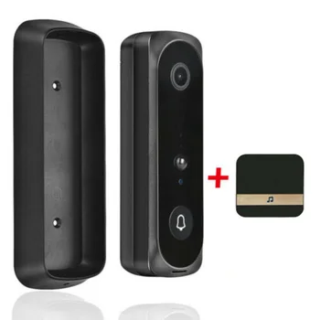 

Video Doorbell Two-Way Talk Smart Door Bell WiFi Wireless IR Camera HD 1080P Standby Current 120μA, Working Current 170mAh