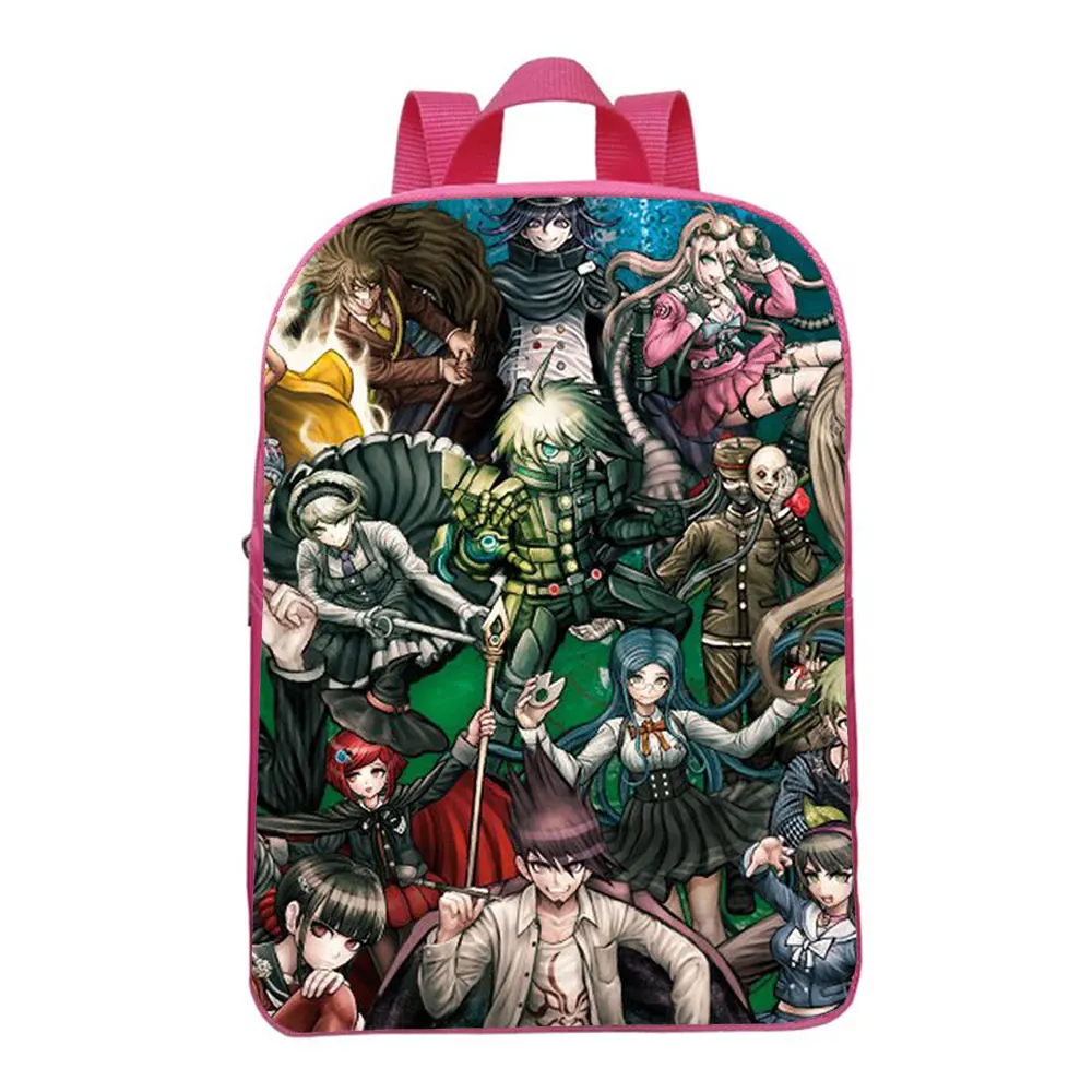 Fashion Game Danganronpa Backpack Kids Kindergarten Bags Toddler Cartoon Rucksack Girls Boys Daily School Bag Mochila
