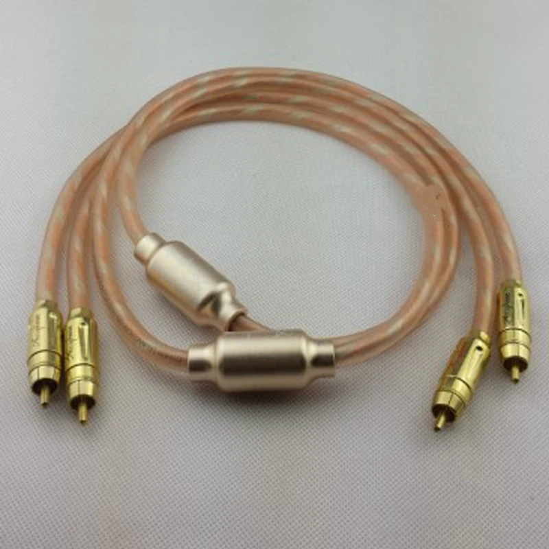 Аудиофил RCA кабель посеребренный Чистая медь HiFi аудио 1 м | Электроника