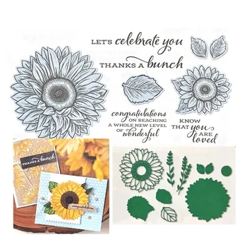 

New 2020 Metal Cutting Dies and Scrapbooking For Paper Making Flower Embossing Frame Card Craft With Clear Stamps Stampin Up Set