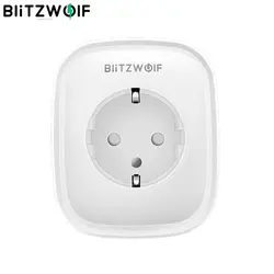 В наличии BlitzWolf BW-SHP5 2.1A двойной порты usb 16A Смарт Wi Fi разъем ЕС Plug работать с Alexa Google помощник BlitzWolf туя приложение