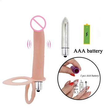 Strapon Double Penetration Male Dildo Anal Vibrator For Couples Women Erotic Faloimitator Plug Massager Adult sex toys for men 5
