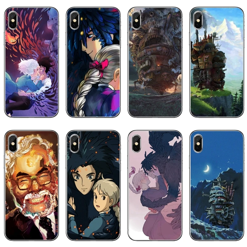 For Samsung Galaxy J8 J7 J5 Prime pro J3 A3 A5 A7 2018 2017 2016 cover case Studio Ghibli Howl's Moving Castle | Мобильные