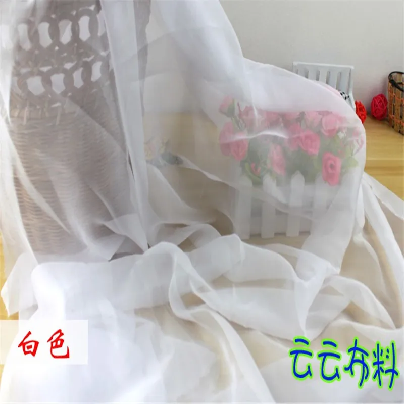 Chiffon Fabric By The Meter for Skirt Dress Clothes The Inner Lining Sewing Chiffon Fabric Green Fabric For Summer Dress