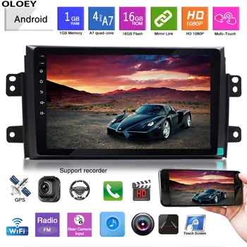 

2 Din Car Radio Camera Android 9.1 HD Dvd screen Dab Bluetooth Hands Free Navigation Multimedia Player With Rear View Camera