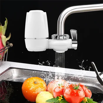 

Tap Water Purifier Clean Kitchen Faucet Filter Filtro Rust Bacteria Water Impurities Replacement Washable Ceramic Percolator