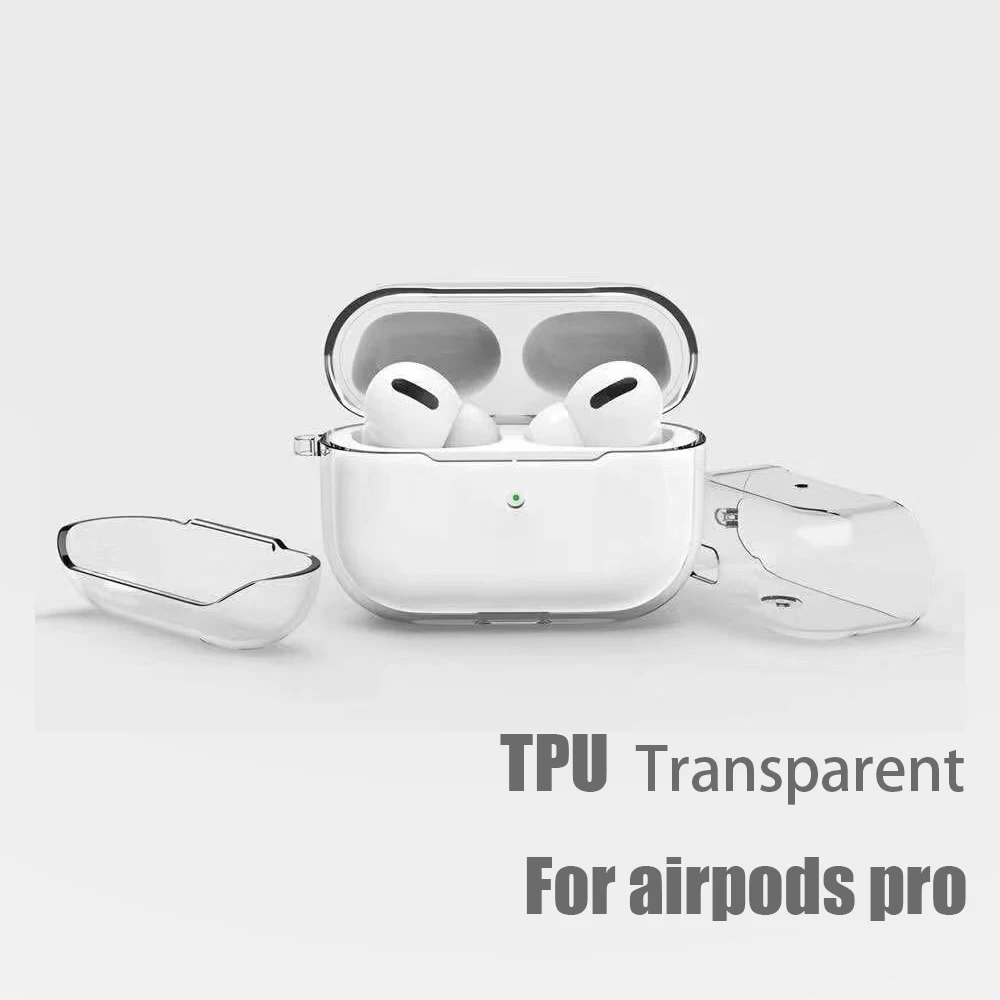 Для airpods pro Чехол TPU прозрачный простой и прозрачный чехол для наушников apple аксессуары электрическая схема