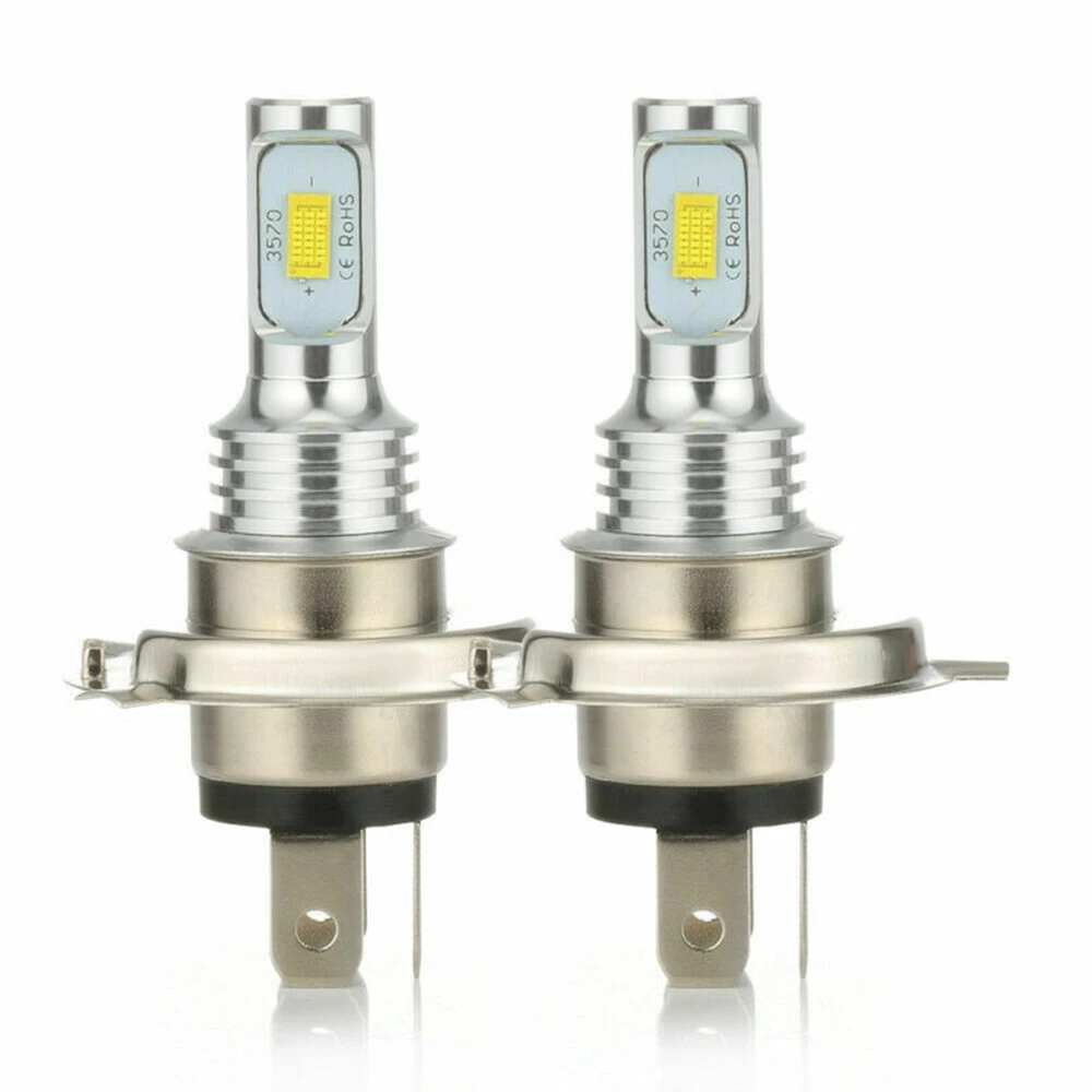 DC 12 V-24 V Авто Светодиодный светильник с белый светильник 9003/H4/HB2 для хвостовой части автомобиля светильник s DRL автомобилей головной светильник тумана светильник аксессуары для автомобиля, украшения