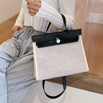 

Canvas Women Handbags Large Capacity Ladies Shoulder Bag Fashion Female Crossbody Bags for Women Designer Tote Messenger Bags