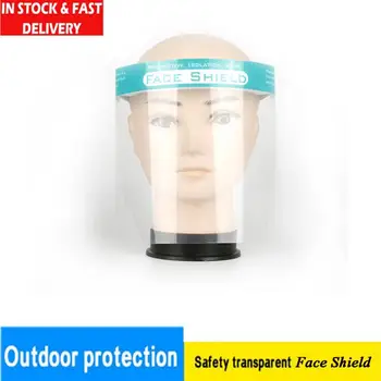 

Transparent Anti Droplet Spit Dust-proof Protect Full Face Covering Mask Safety Protection Visor Shield Full Face Facial Shield