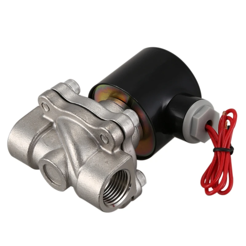 Stainless Steel Electric Solenoid Valve 220V DN15 Pneumatic Valve for Water Oil Gas