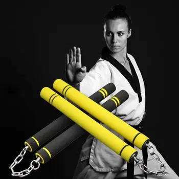 

Children Adult Sponge Nunchaku Beginners Practice Martial Arts Foam Stick Training Equipment Tool Accessories