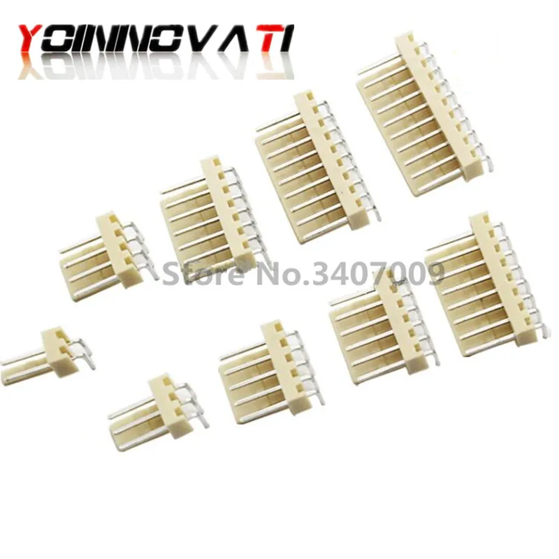 50pcs 2510-AW KF2510 Connector 2.54MM PITCH Male Pin Header 2P/3P/4P/5P/6P/7P/8P/9P/10P/11P/12P Right Angle for PCB | Обустройство