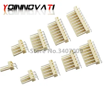 

50pcs 2510-AW KF2510 connector 2.54MM PITCH MALE pin header 2P/3P/4P/5P/6P/7P/8P/9P/10P/11P/12P right angle FOR PCB 2.54MM