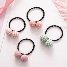 Южная Корея Детские шарики аксессуары для волос для девочек детская лента для волос женская лента для завязывания волос для взрослых простая онлайн