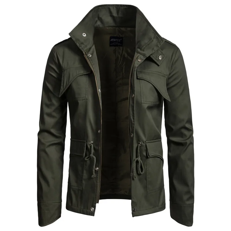 Jacket Men Causal Cotton Windbreaker Long Jackets Autumn Mens Military Outwear Flight Jacket Plus size Men's Trench Pocket Coats Jacket Men Causal Cotton Windbreaker Long Jackets Autumn Mens Military Outwear Flight Jacket Plus size Men's Trench Pocket Coats