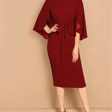 Платье большого размера, арабские вязаные длинные юбки, осеннее и зимнее плотное платье большого размера, длинное платье 9091