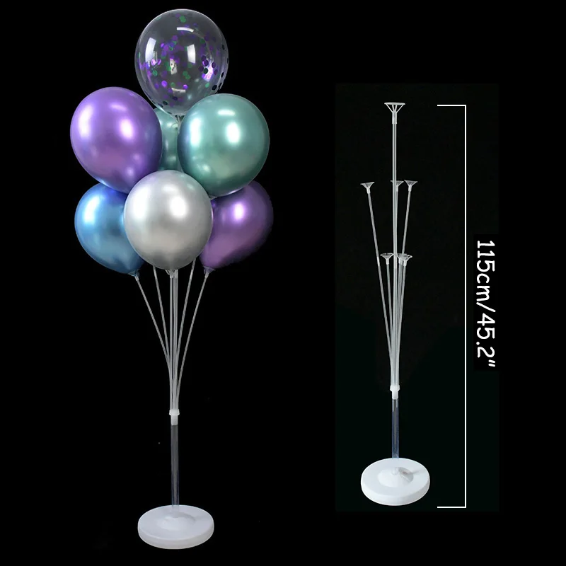 1 Set LED Light Balloon Column Support Display Stand Table Floating Birthday Wedding Party Decor Balloons Holder Stick Accessory