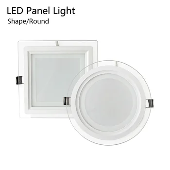 

Square/Round LED Panel Light 6W 12W 18W Round/Square Downlight AC85-265V LED Surface Ceiling Lamp Modern Lamp For Home Lighting