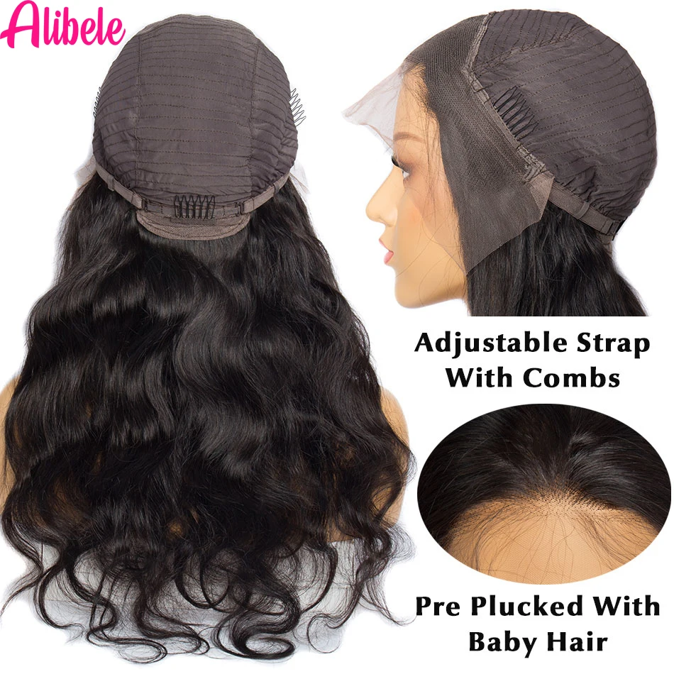 Body Wave Human Hair Wig Lace Front Wig 4x4 Lace Closure Brazilian Body Wave Hair 13x4/13x6 For Women 150%