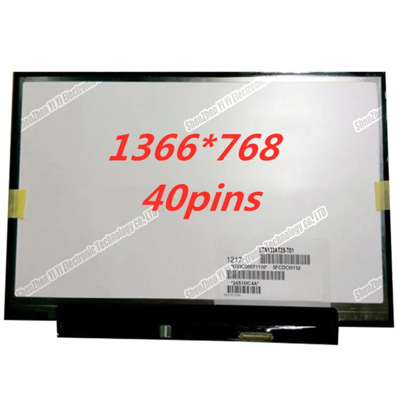 13 3 дюймовый ЖК матричный экран дисплей Φ LTN133AT25 LP133WH2 TLM4 601 без кронштейнов|ЖК-экран