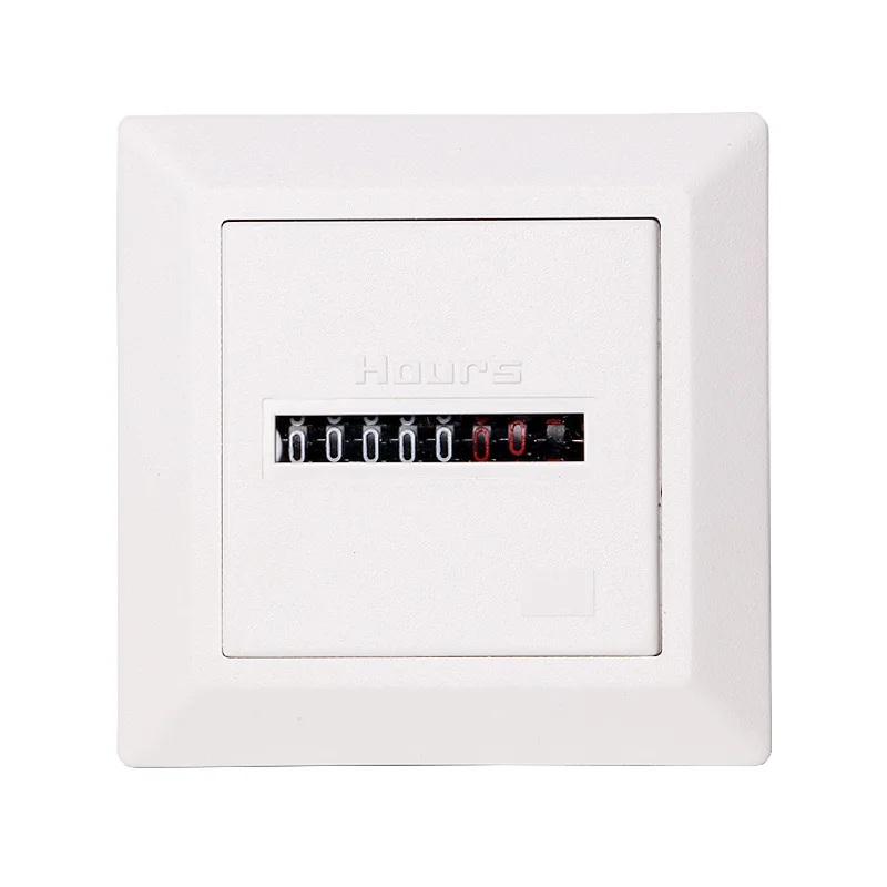 HM-1 Timer Square Counter Digital 0-99999.99 Gauge 0.3W AC220-240V / 50Hz AC Hour Meter Hourmeter electronic timer electronic counter