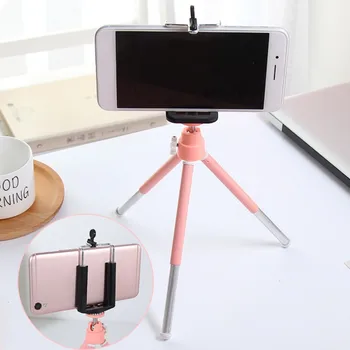 

High Quality Mini Tripod Desktop Photo Stand Clip Selfie Tool Phone Photography Bracket Accessory For iOS Android Phones
