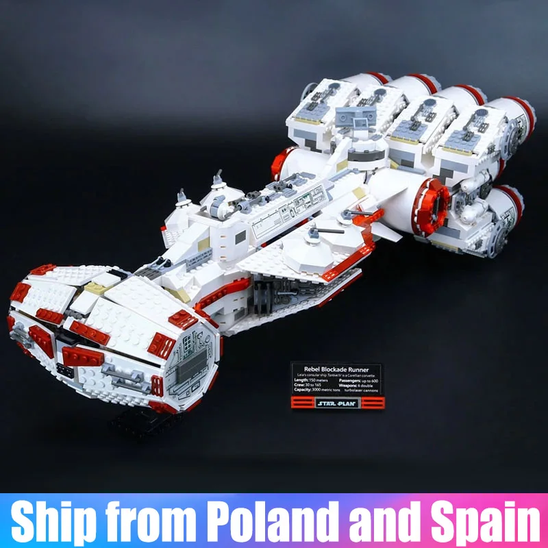 

Star 05046 Wars The Tantive IV Blockade Runner Model Compatible with Lego 10019 Building Blocks Bricks Toy for Children